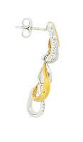 Ohrringe Miluna Dame in Gold Diamante ERD1064BR - ERD1064BR